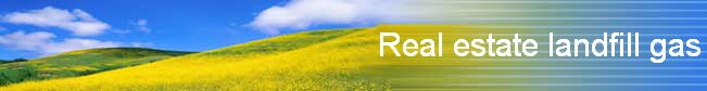 Real estate landfill gas